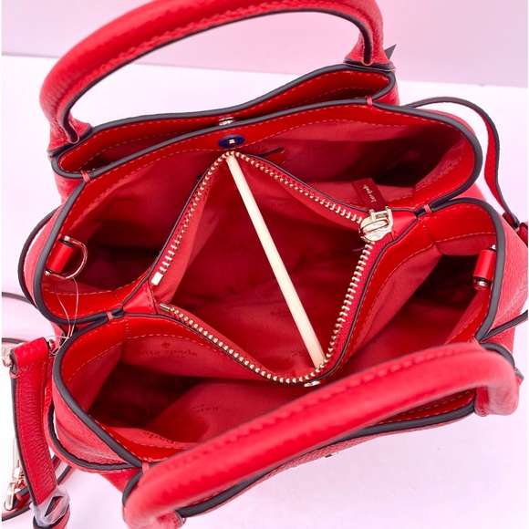 Kate Spade Dumping Small Satchel and Wallet Set Heirloom Tomato - Picture 8 of 13